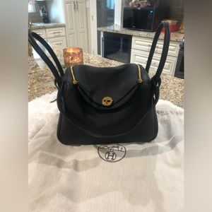 Hermes Taurillon Clemence Lindy 26 Bag